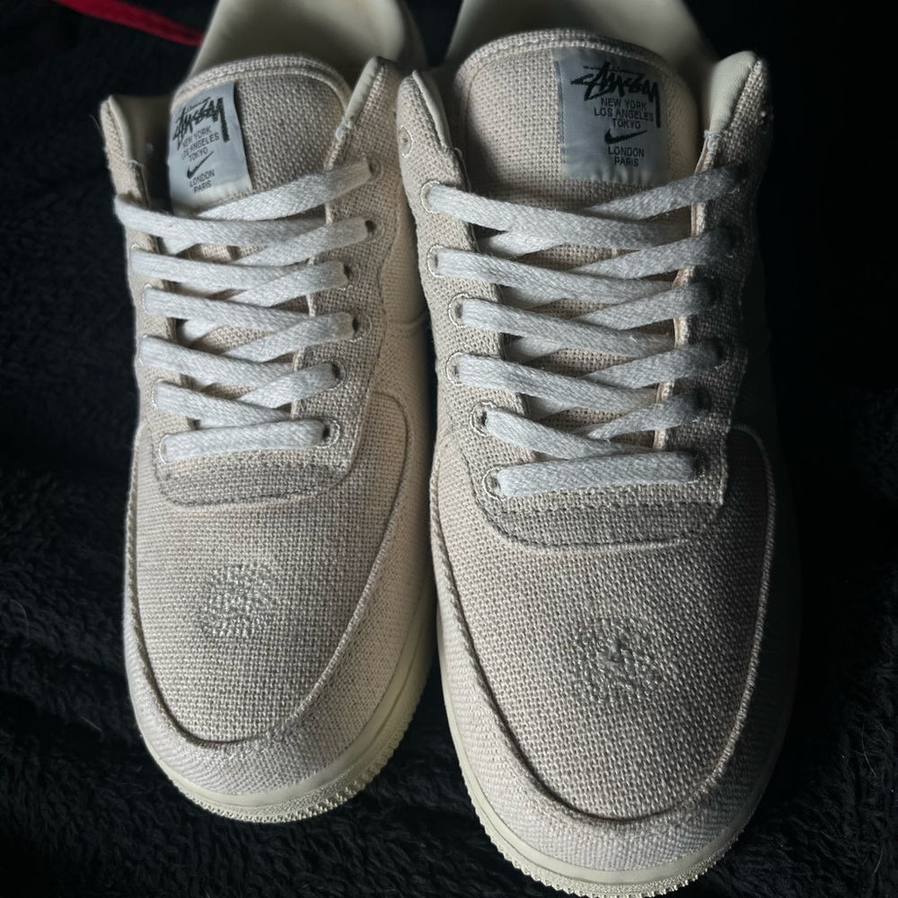 Stussy x Air Force 1 Low 'Fossil'